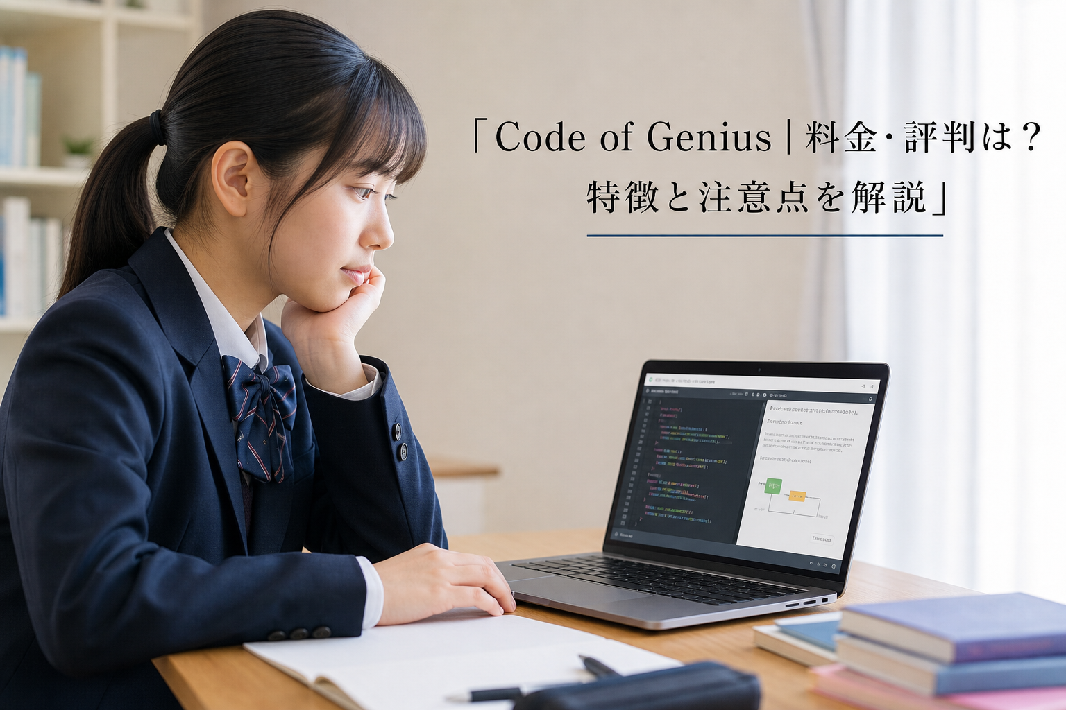 Code of Genius|料金・評判は?特徴と注意点を解説のアイキャッチ画像