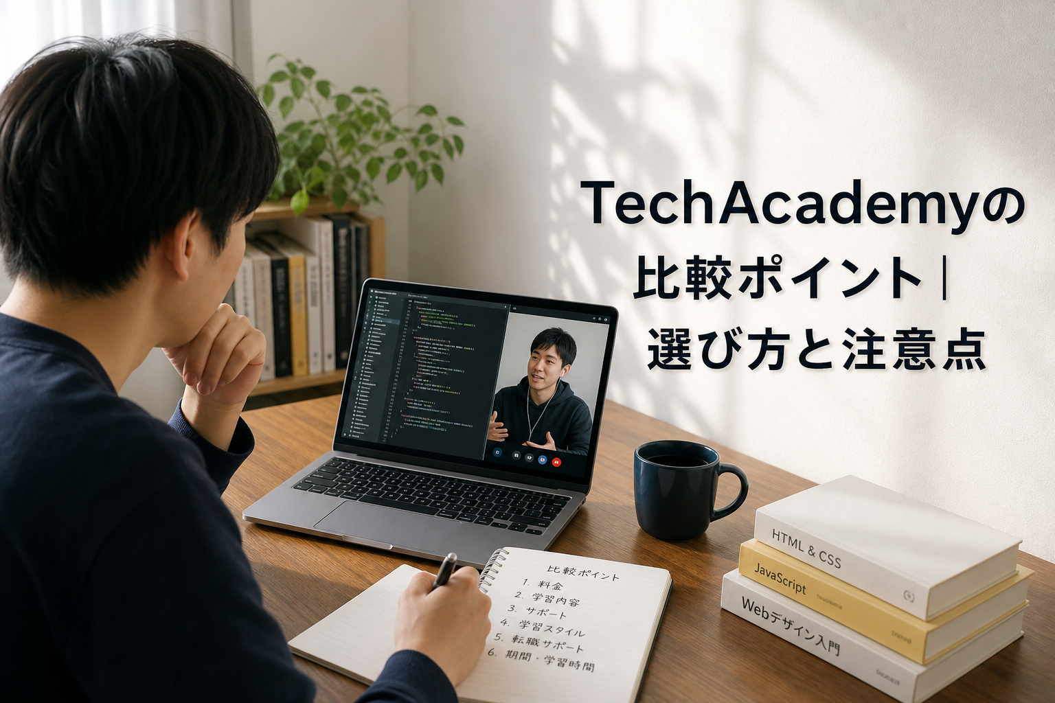 TechAcademyの比較ポイント｜選び方と注意点のアイキャッチ画像